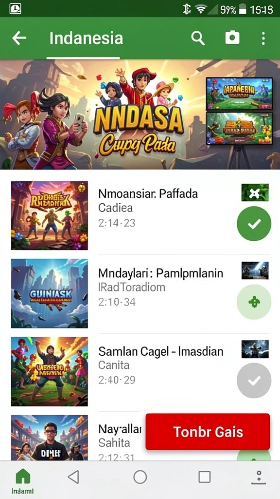 api5000 - Ilustrasi grafis yang memukau saat menjelajahi level baru.
