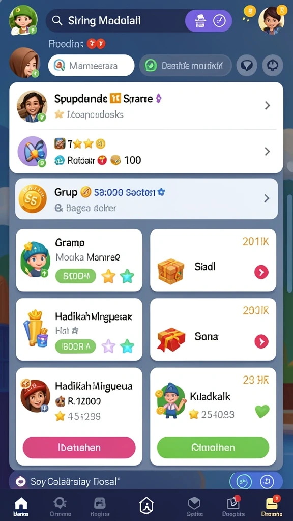 cemara77 - Tampilan antarmuka pengguna yang intuitif dan mudah dipahami.