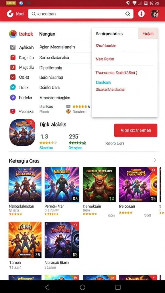 gn777 - Tangkapan layar menampilkan menu kustomisasi karakter yang menarik.