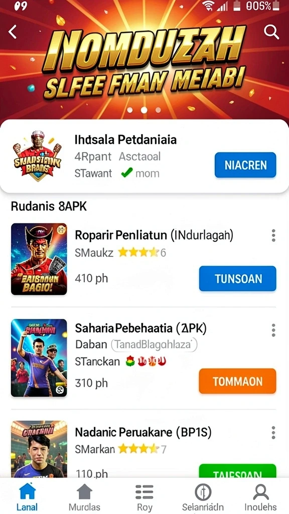ocatoto - Screenshot menunjukkan fitur multiplayer yang memungkinkan pemain bersaing.