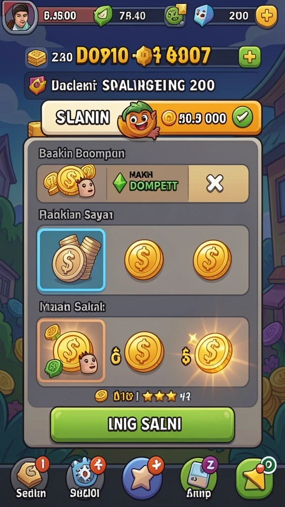 rajacuan - Tampilan antarmuka yang sederhana dan intuitif.