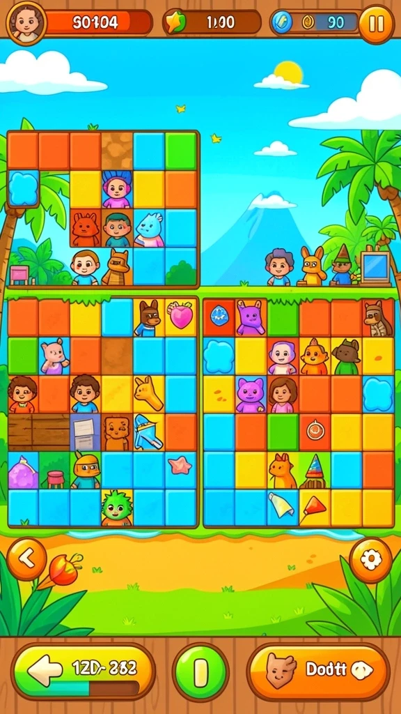 wak89 - Screenshot menampilkan petualangan seru di hutan fantasi.