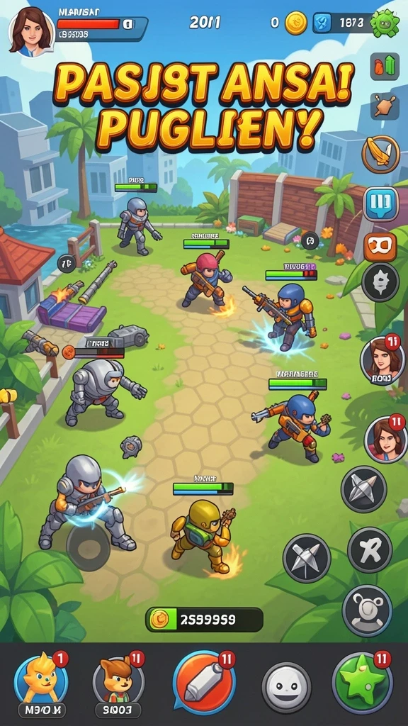 zk3 - Tangkapan layar menampilkan karakter dalam aksi di level pertama.